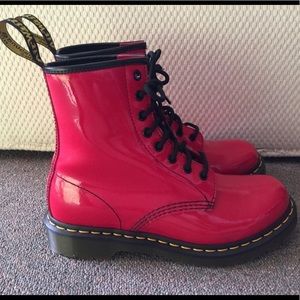 Dr Martens Cherry 🍒 Red Combat Boots